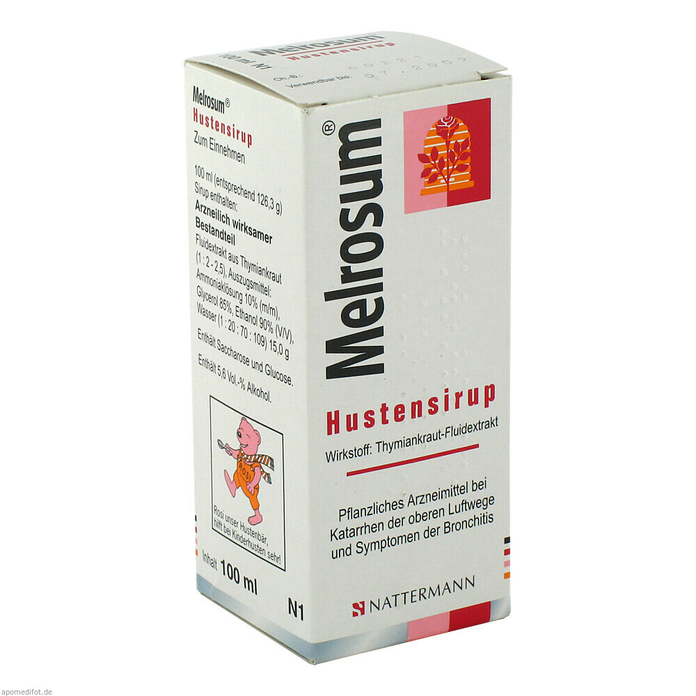 MELROSUM HUSTENSIRUP 100ml (KLOSTERFRAU)