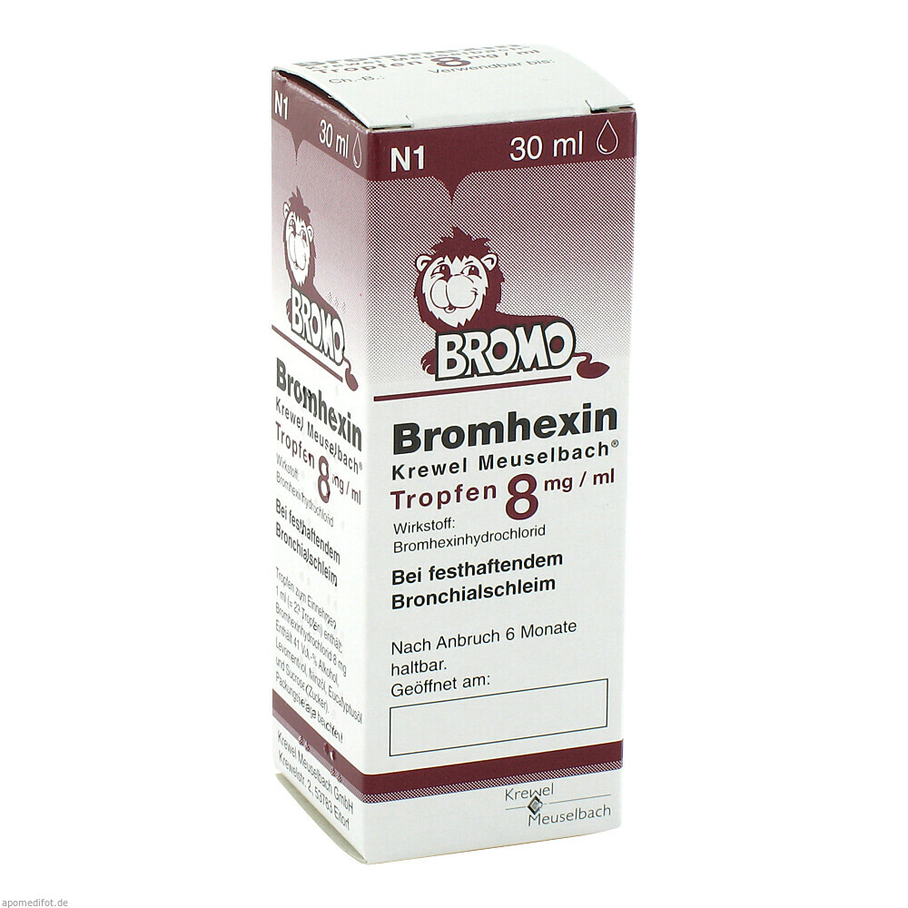 BROMHEXIN K M TRF 8MG/ML 30ml (HERMES)