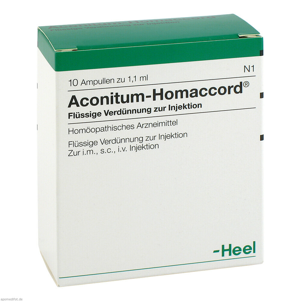 ACONITUM HOMACCORD 10St (HEEL)