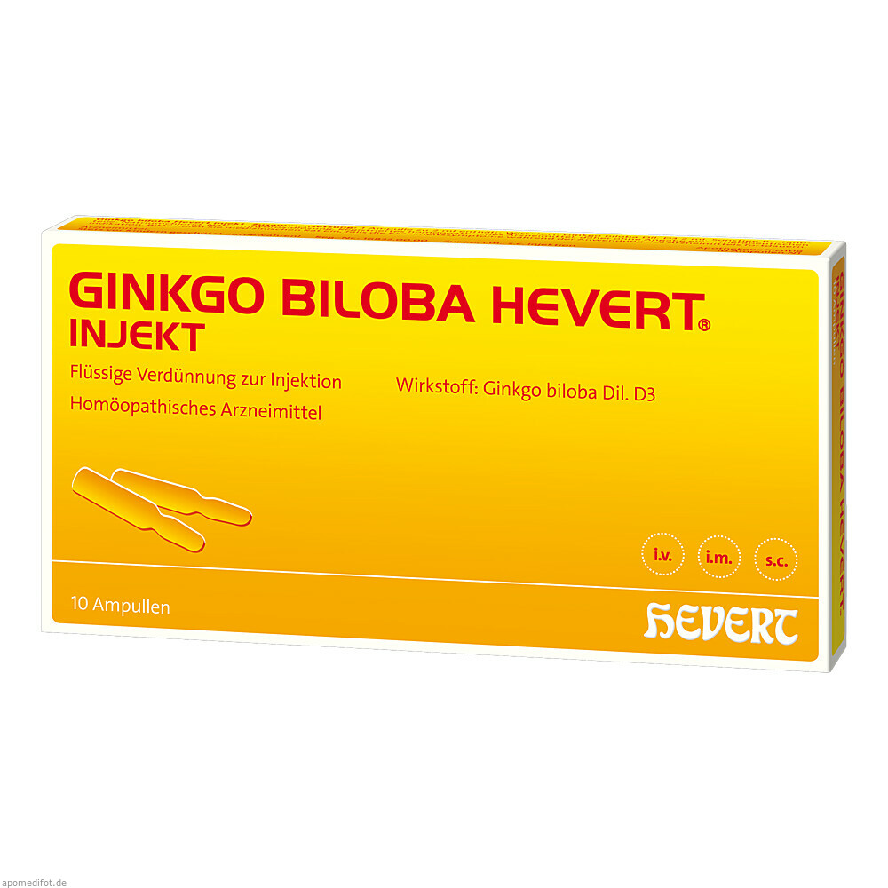 GINKGO BILOBA HEVERT INJ 10St (HEVERT)