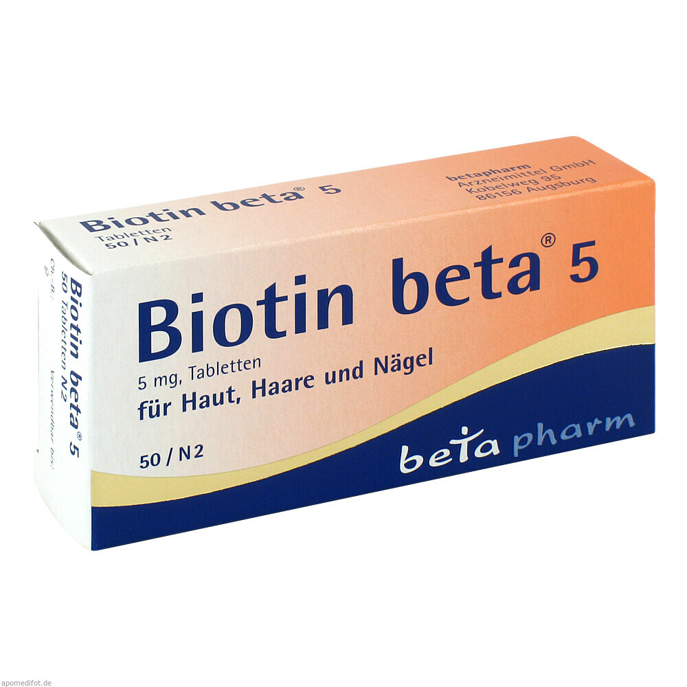 BIOTIN BETA 5 50St (BETAPHARM)