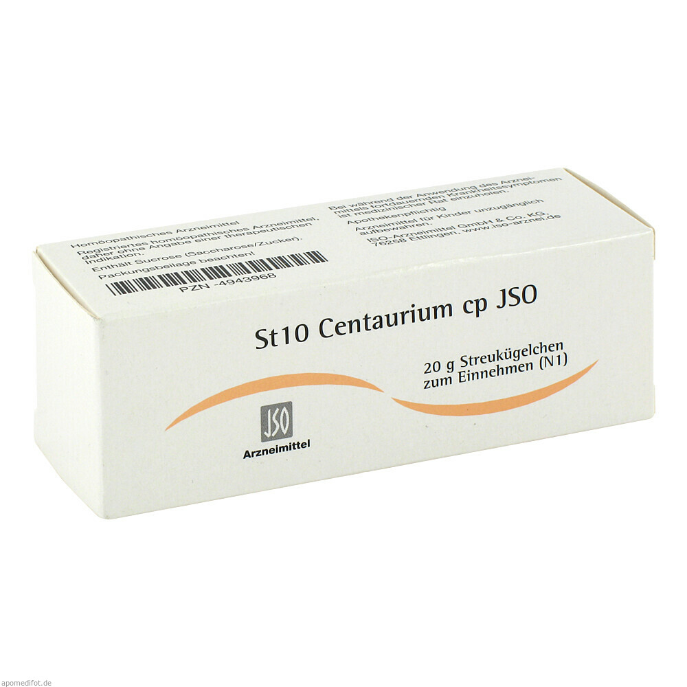 ST10 CENTAURIUM CP JSO 20g (ISO ARZNEI)