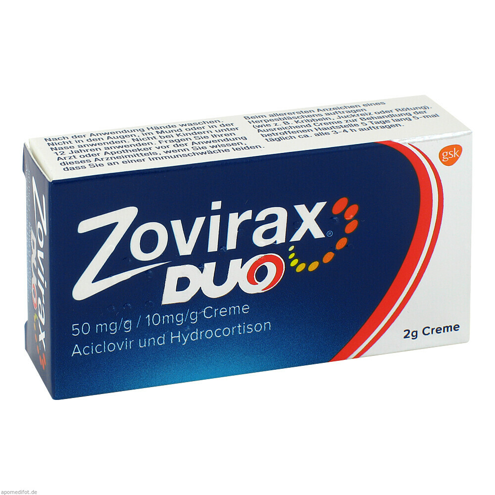 ZOVIRAX DUO 50MG/G/10MG/G 2g (GSK OTC MEDICINES)