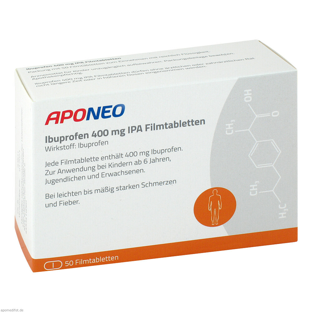 IBUPROFEN 400MG IPA/APONEO 50St (INTERPHARM)