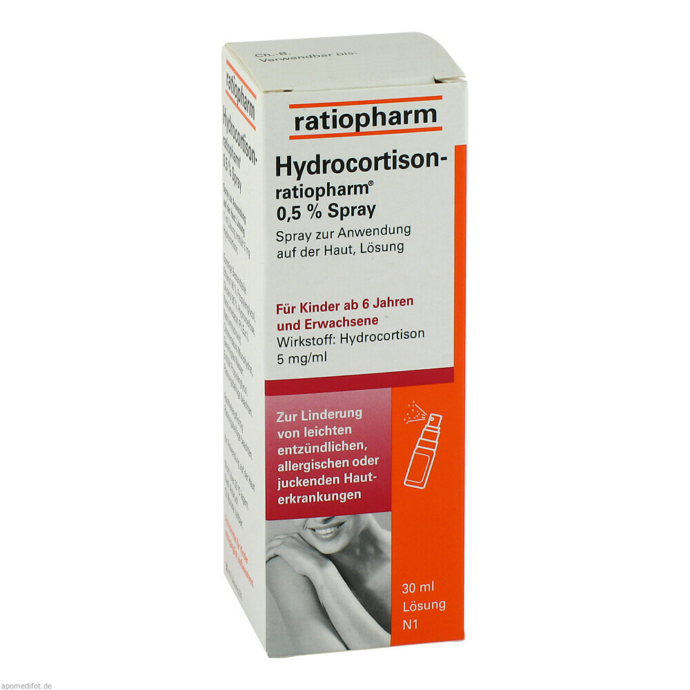 HYDROCORTISON RATIO 0.5% 30ml (RATIOPHARM)