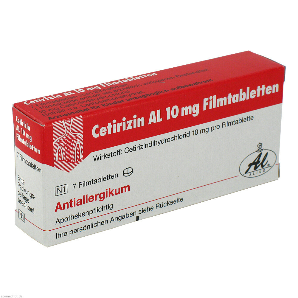 CETIRIZIN AL 10MG FILMTABL 7St (ALIUD PHARMA GMBH)