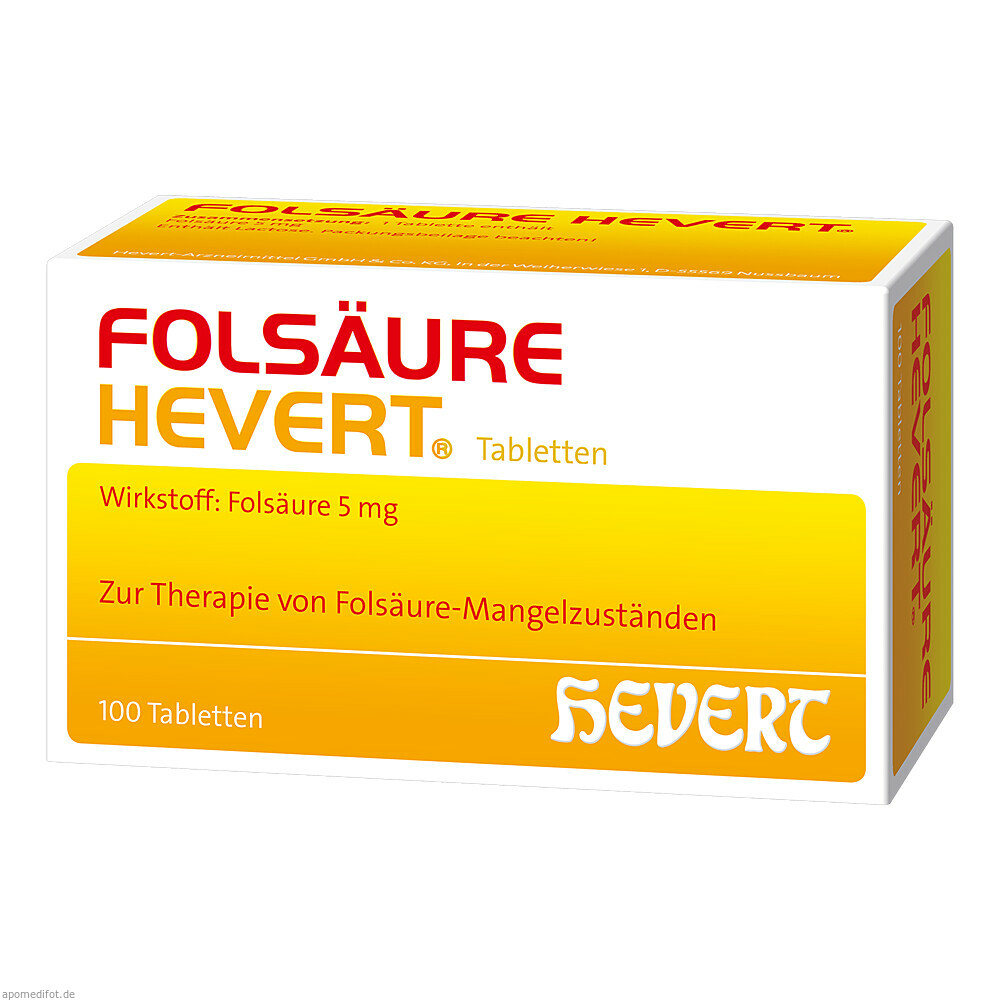 FOLSAEURE HEVERT 100St (HEVERT)