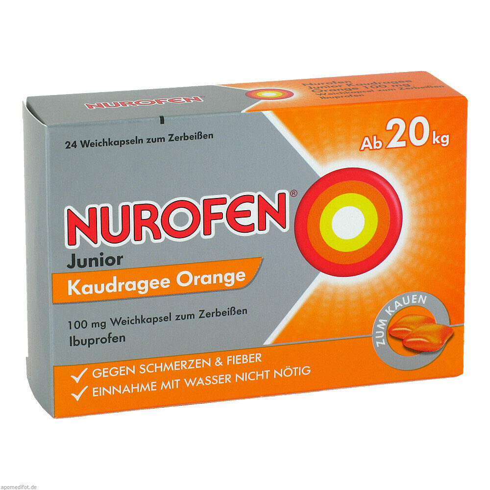 NUROFEN JUNIOR KAU OR100MG 24St (RECKITT BENCKISER)