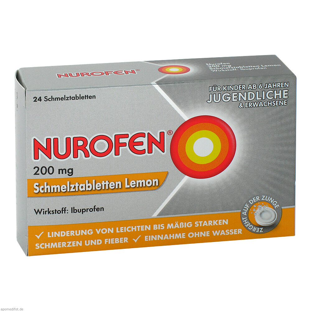 NUROFEN 200MG SCHMELZ LEMO 24St (RECKITT BENCKISER)