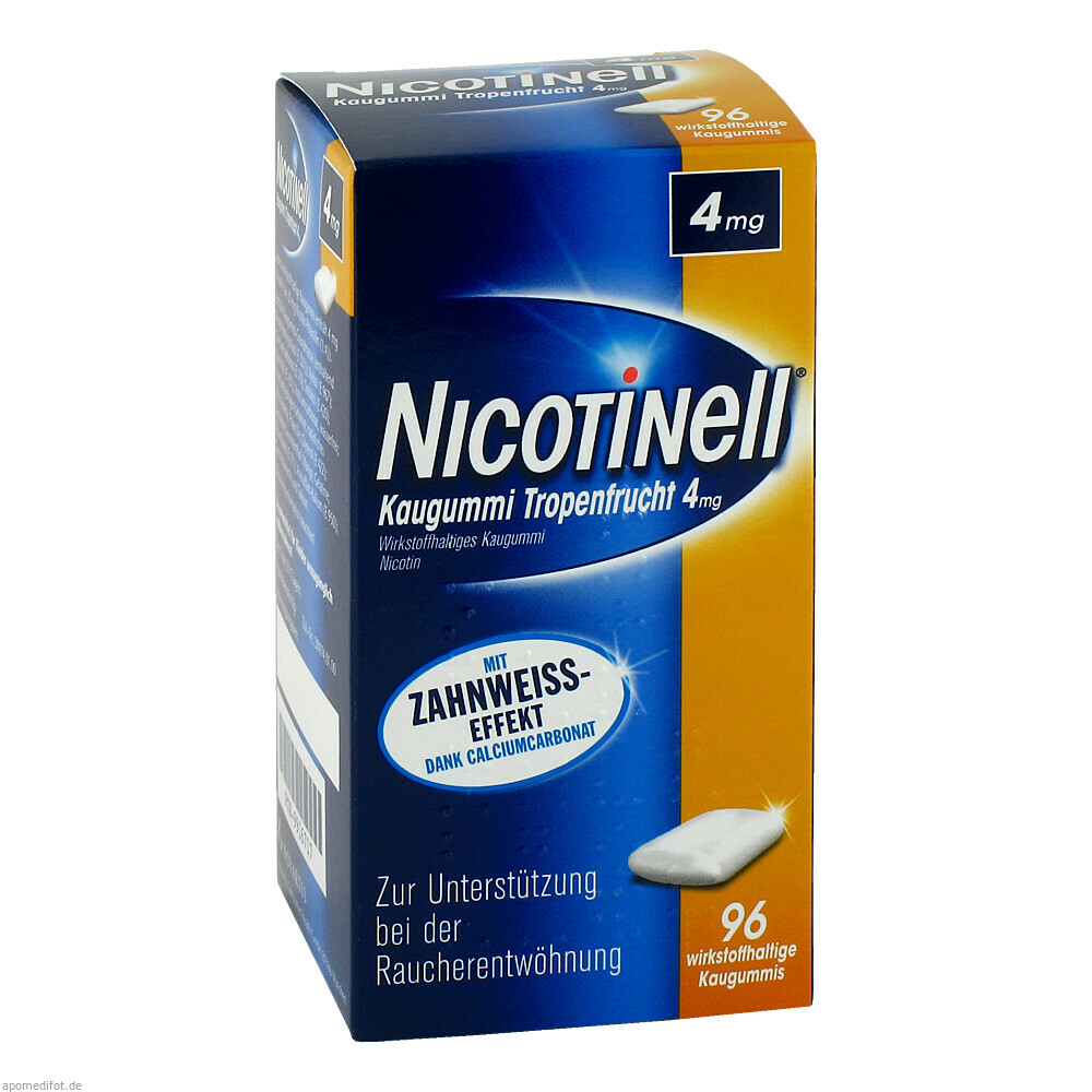 NICOTINELL KAUGU TROPEN4MG 96St (GSK OTC MEDICINES)