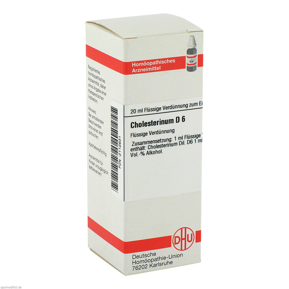 CHOLESTERINUM D 6 20ml (DHU)