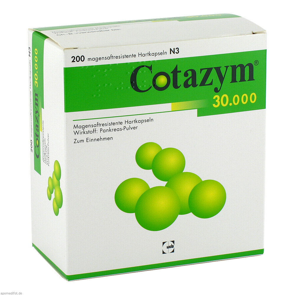 COTAZYM 30000 200St (CHEPLAPHAR)