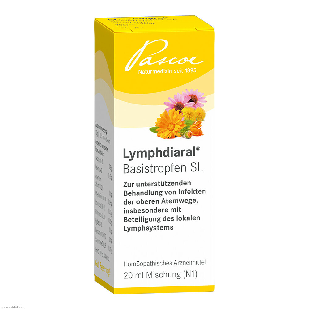 LYMPHDIARAL BASISTROPF SL 20ml (PASCOE)