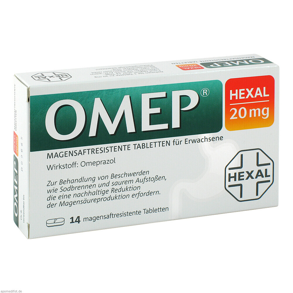 OMEP HEXAL 20MG 14St (HEXAL)