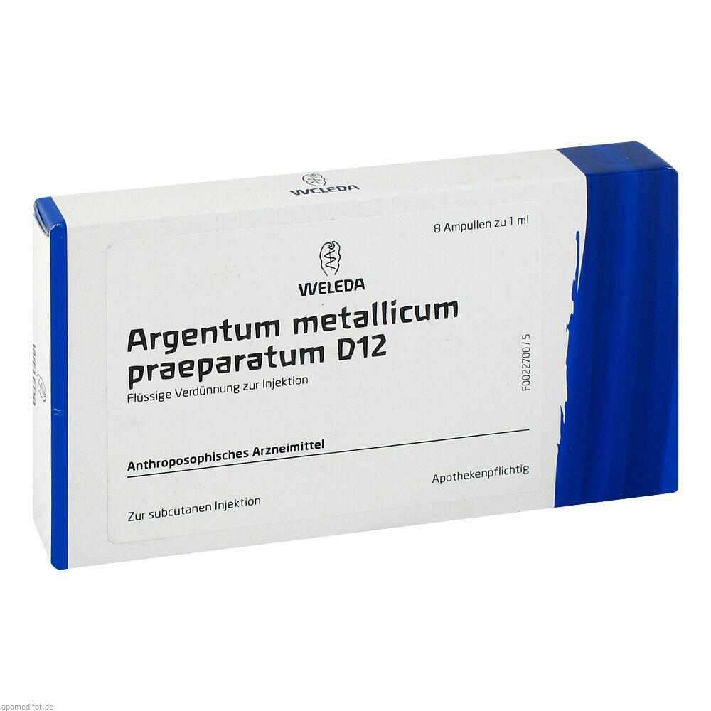 ARGENTUM MET PRAEP D12 8St (WELEDA)