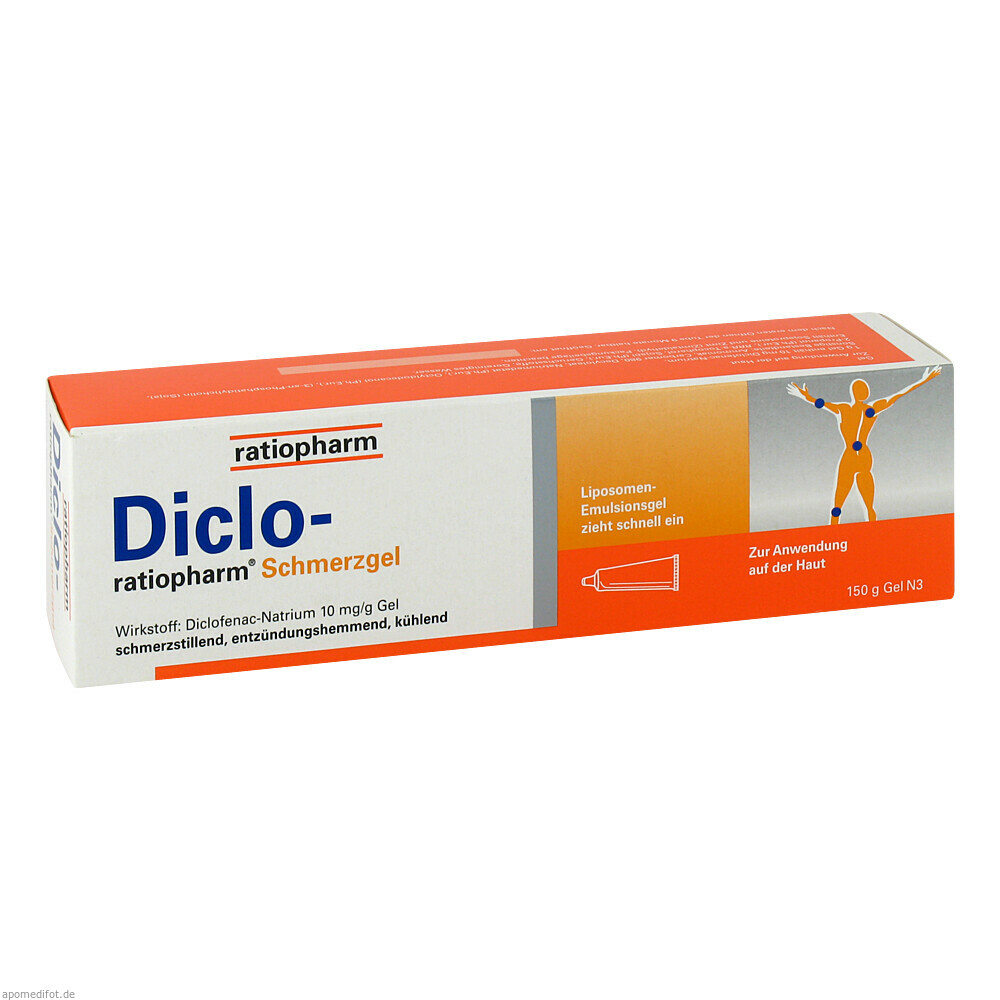 DICLO RATIO SCHMERZGEL 150g (RATIOPHARM)