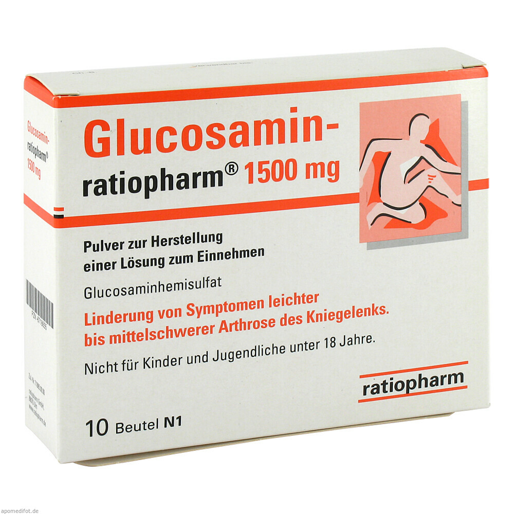 GLUCOSAMIN RATIO 1500MG 10St (RATIOPHARM)