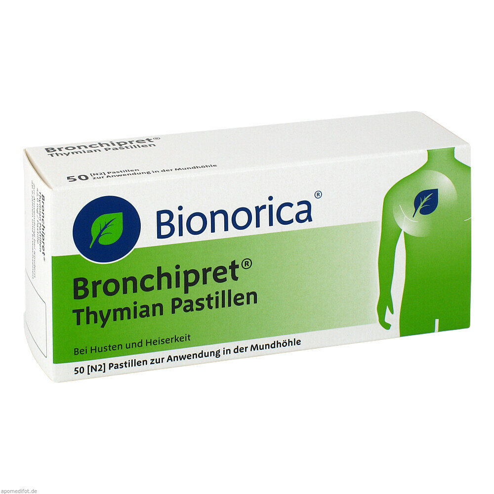 BRONCHIPRET THYMIAN PASTIL 50St (BIONORICA)