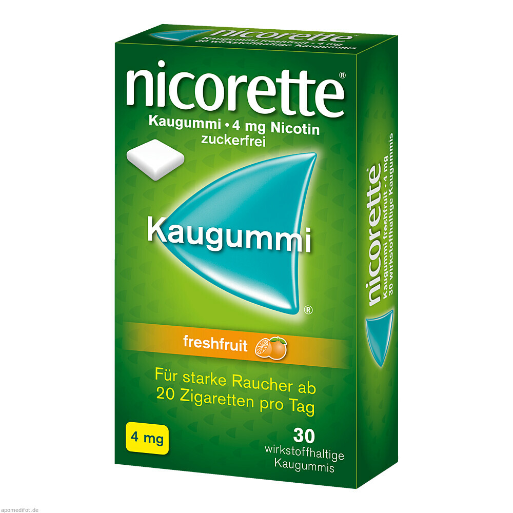 NICORETTE 4MG FRESHFRUIT 30St (JOHNSON & JOHNS. OTC)