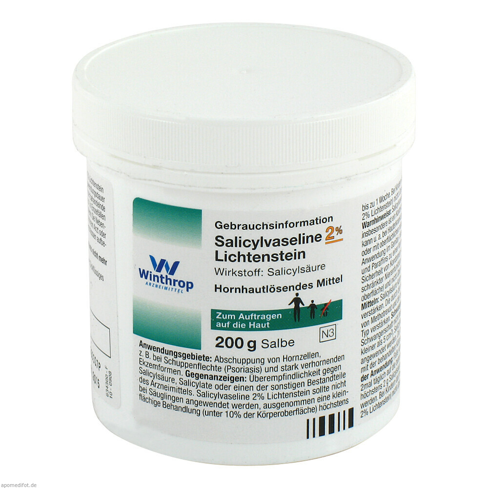 SALICYLVASELINE 2% LICHTEN 200g (ZENTIVA PHARMA)