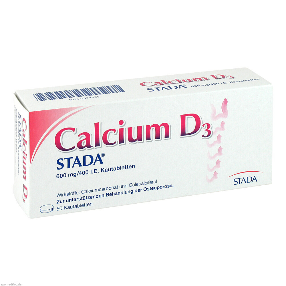 CALCIUM D3 STADA 600MG/400 50St (STADA CONSUMER HEALTH)