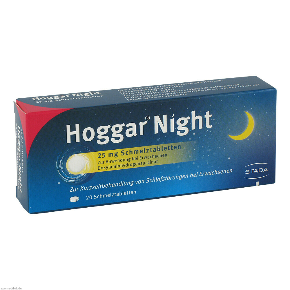 HOGGAR NIGHT 25MG SMT 20St (STADA CONSUMER HEALTH)