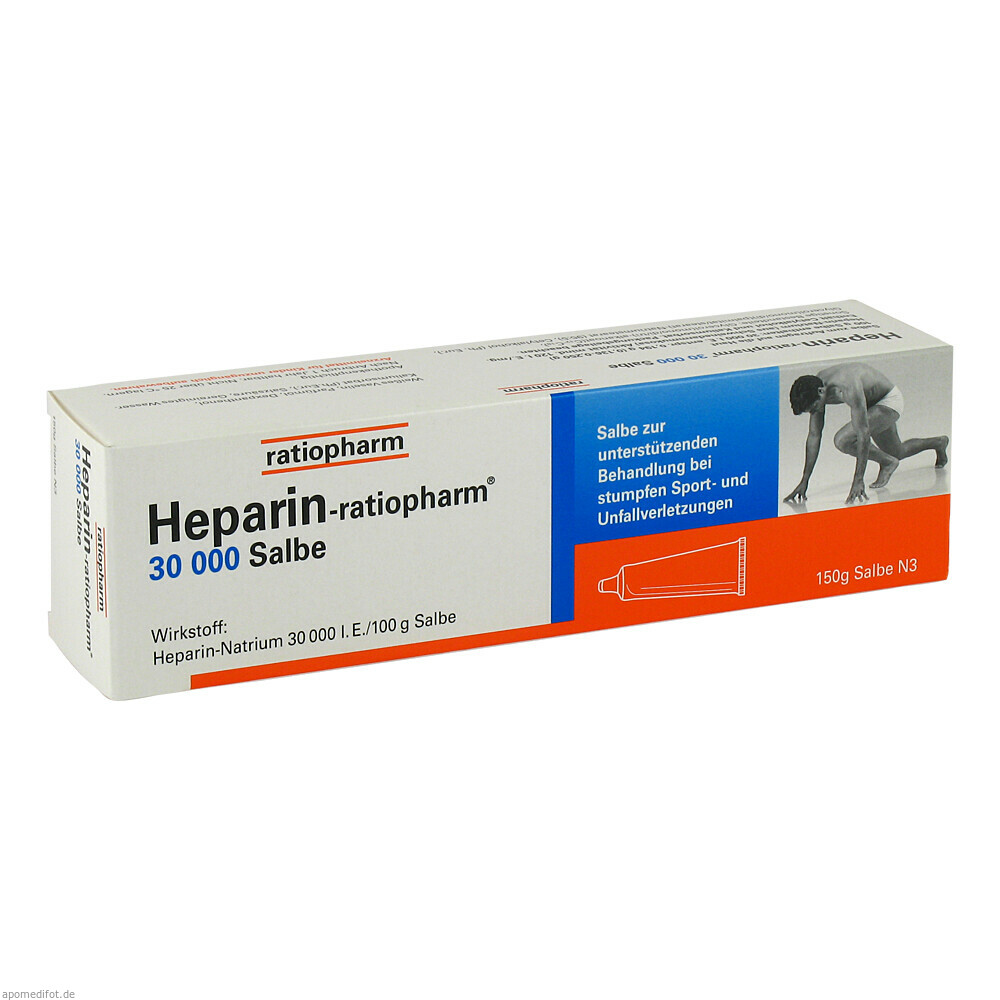 HEPARIN RATIOPHARM 30000 150g (RATIOPHARM)