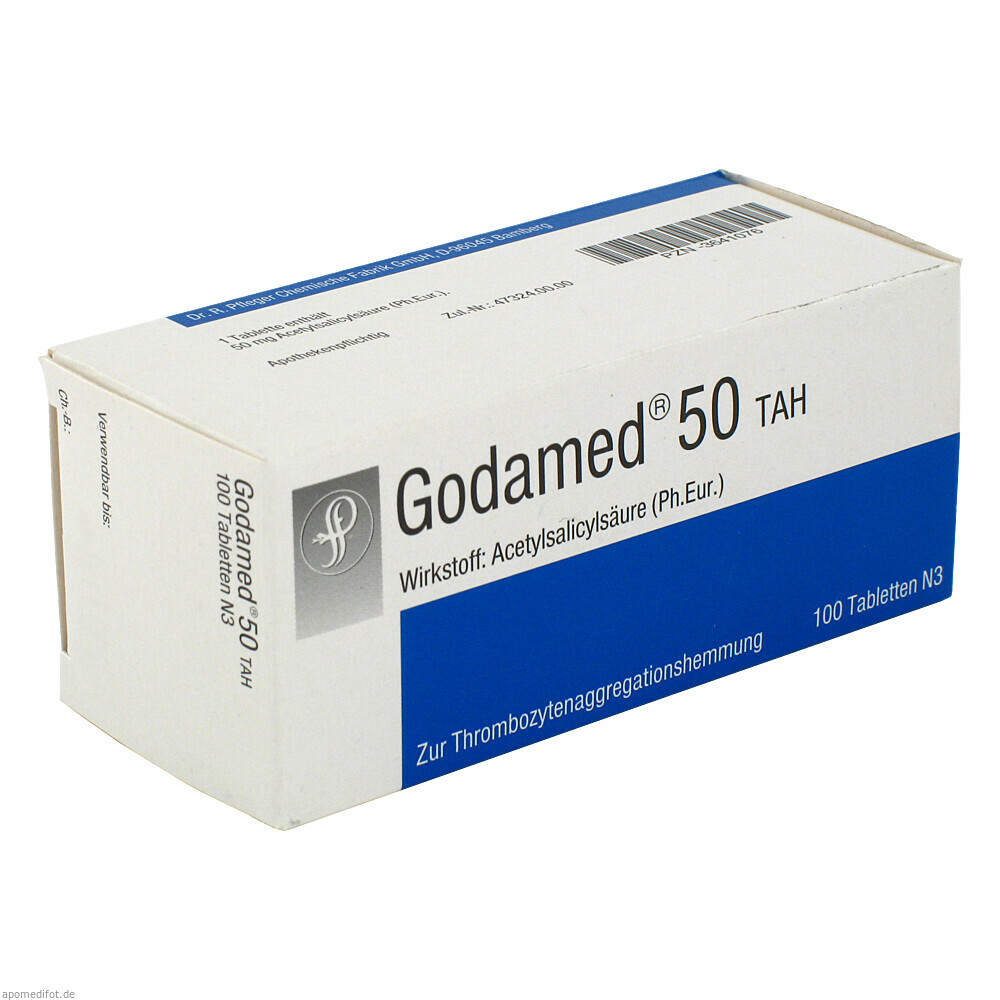 GODAMED 50MG TAH 100St (PFLEGER)