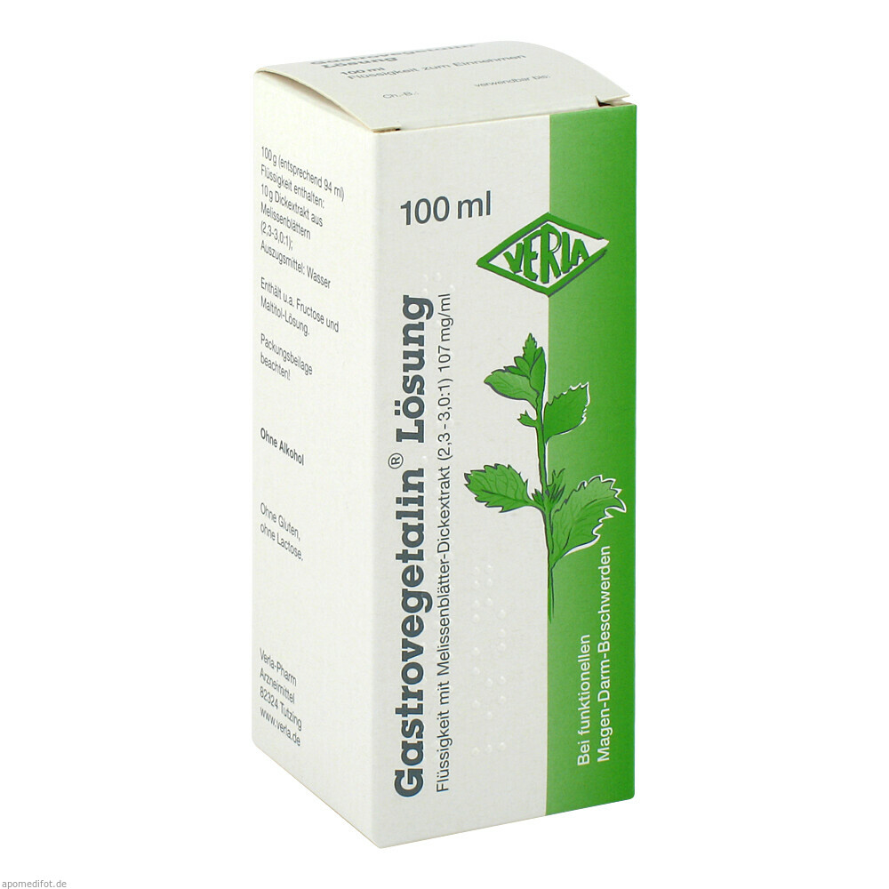 GASTROVEGETALIN LOESUNG 100ml (VERLA)