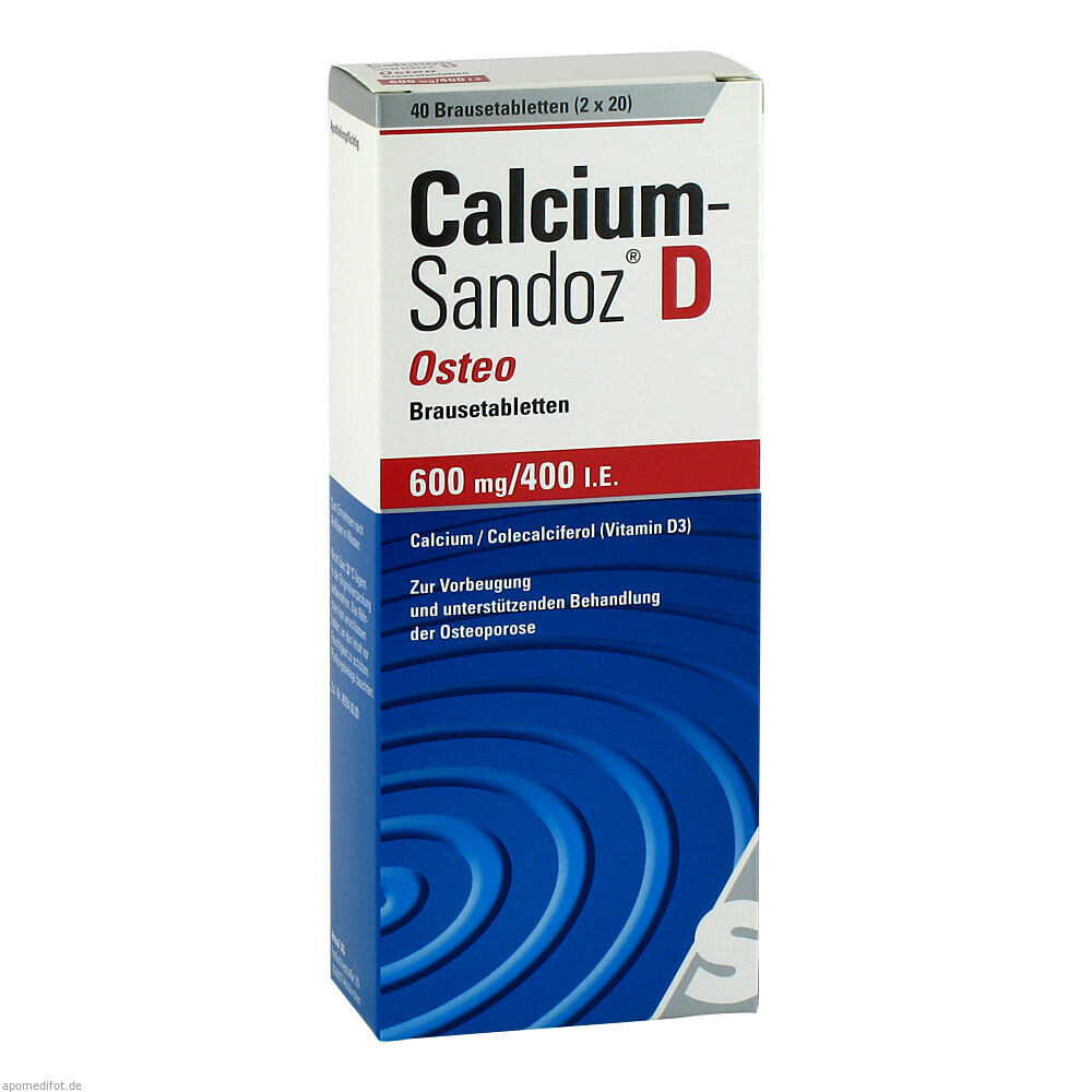 CALCIUM SANDOZ D OSTEO BRA 40St (HEXAL)