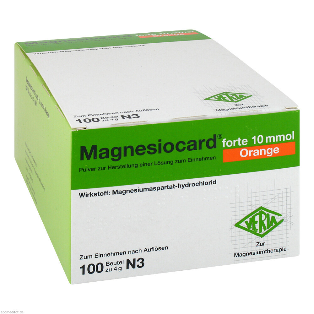 MAGNESIOCARD FOR 10MMOL OR 100St (VERLA)