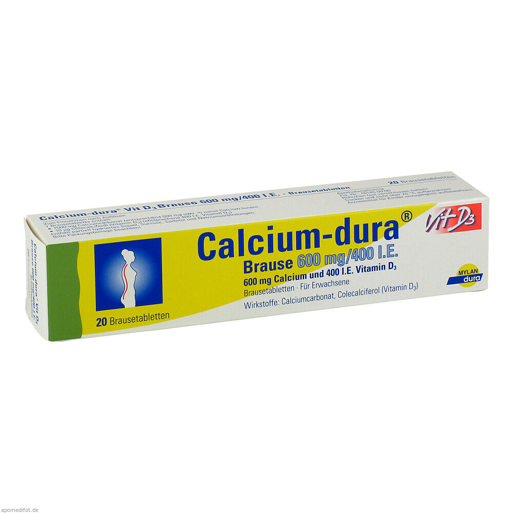 CALCIUM DURA VIT D3 600MG 20St (VIATRIS HEALTHCARE)