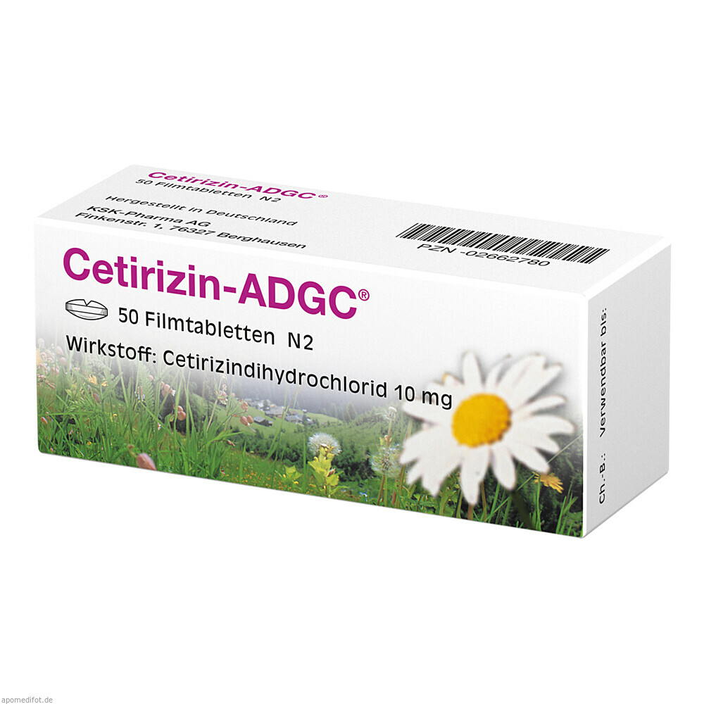 CETIRIZIN ADGC 50St (ZENTIVA PHARMA)