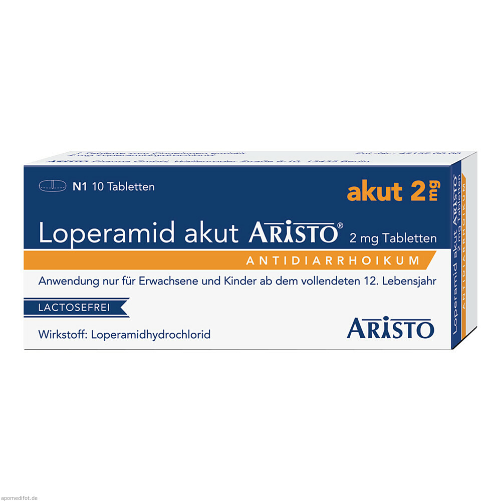 LOPERAMID AKUT ARISTO 2MG 10St (ARISTO PHARMA)