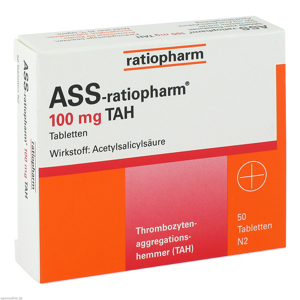 ASS RATIOPHARM 100MG TAH 50St (RATIOPHARM)