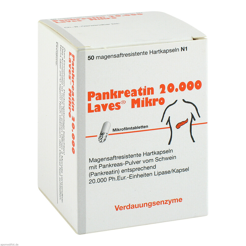 PANKREATIN 20000 LAVES MIK 50St (LAVES)