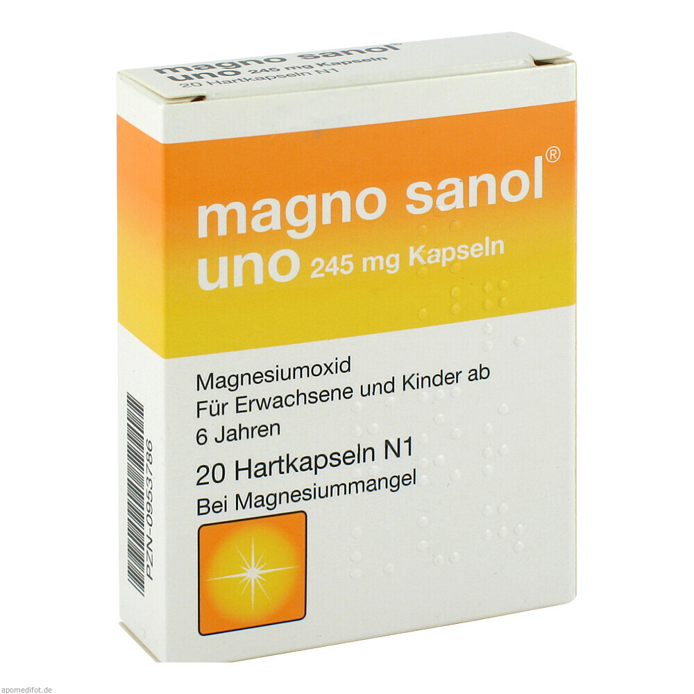 MAGNO SANOL UNO 245MG KAPS 20St (APONTIS PHARMA)