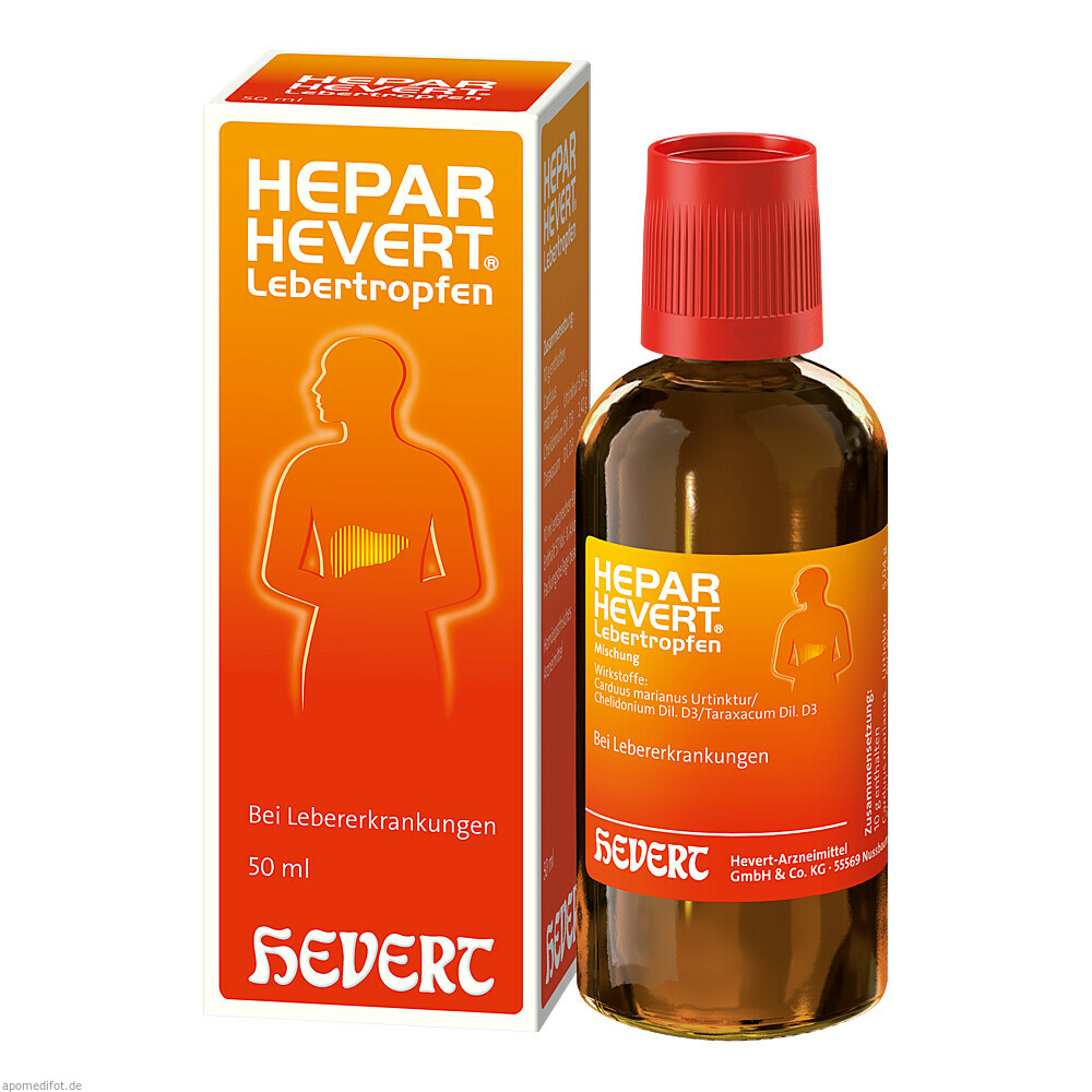 HEPAR HEVERT LEBERTROPFEN 50ml (HEVERT)