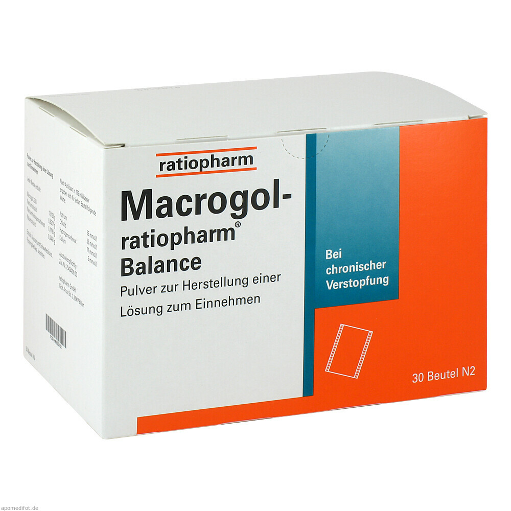 MACROGOL RATIO BALANCE 30St (RATIOPHARM)