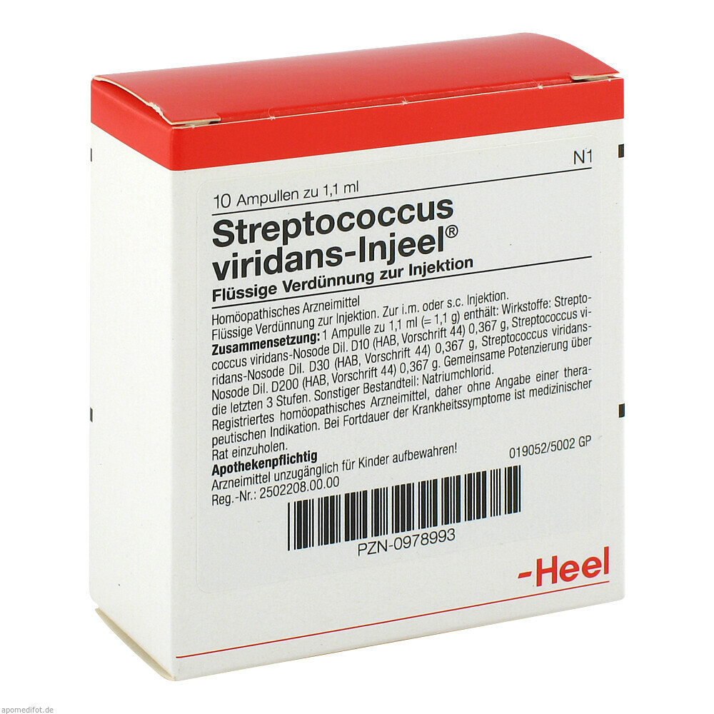 STREPTOCOCCUS VI INJ NOS 10St (HEEL)