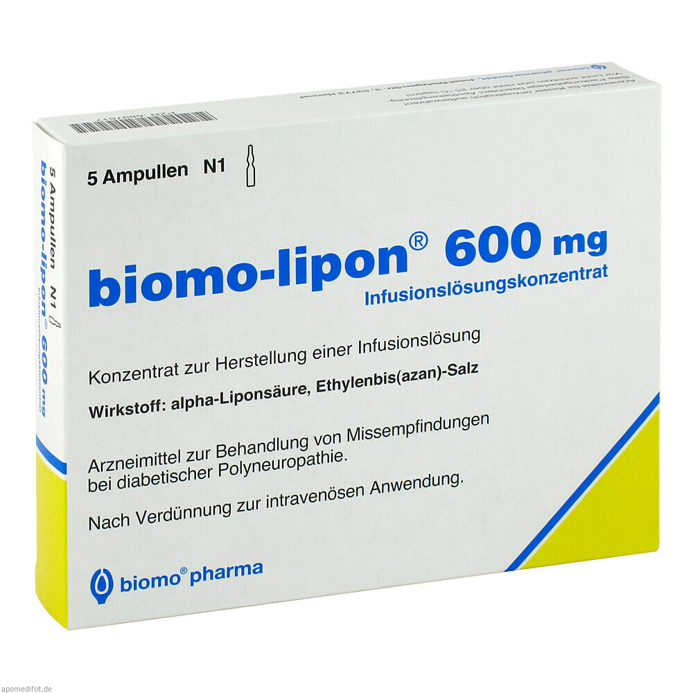 BIOMO LIPON 600MG 5St (BIOMO)