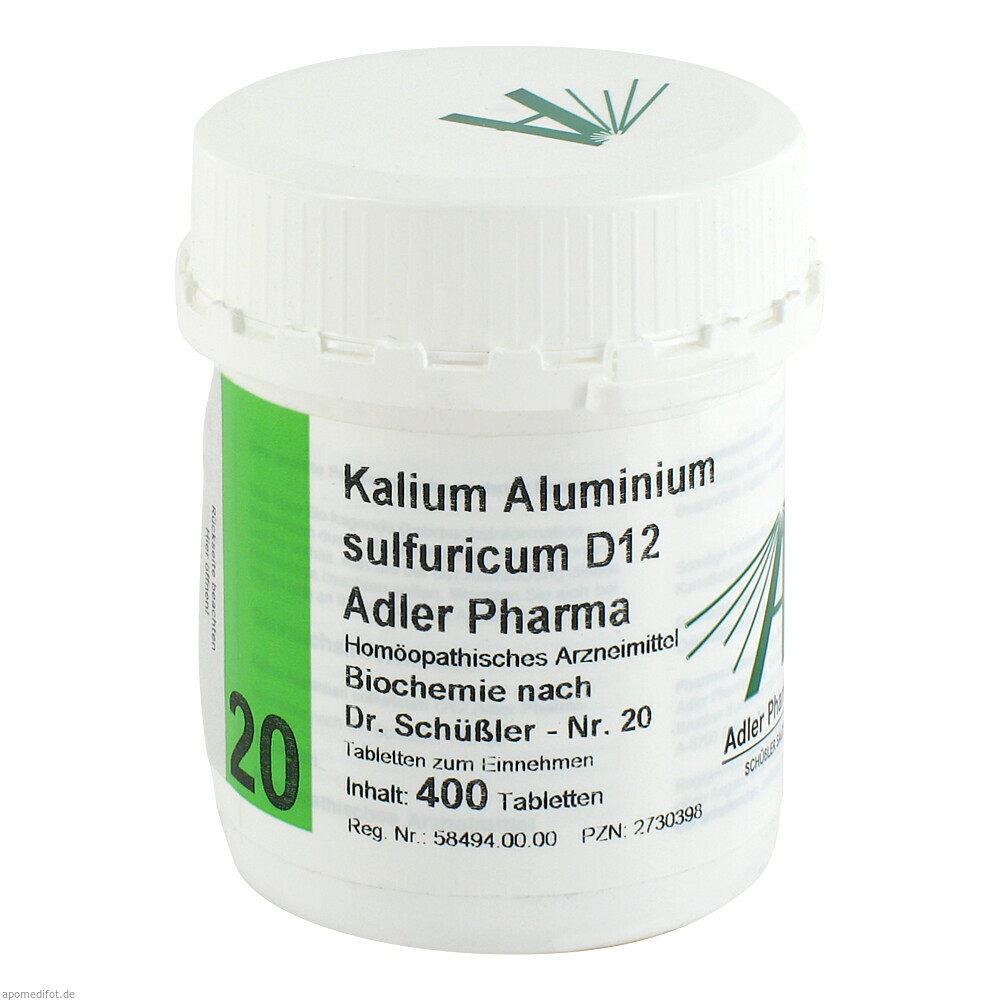 BIOCH ADLER20 KAL ALUMD12 400St (ADLER PHARMA)