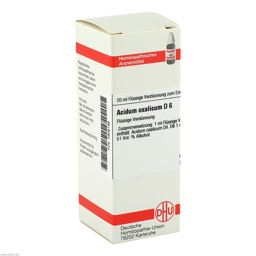 ACIDUM OXALIC D 6 20ml (DHU)