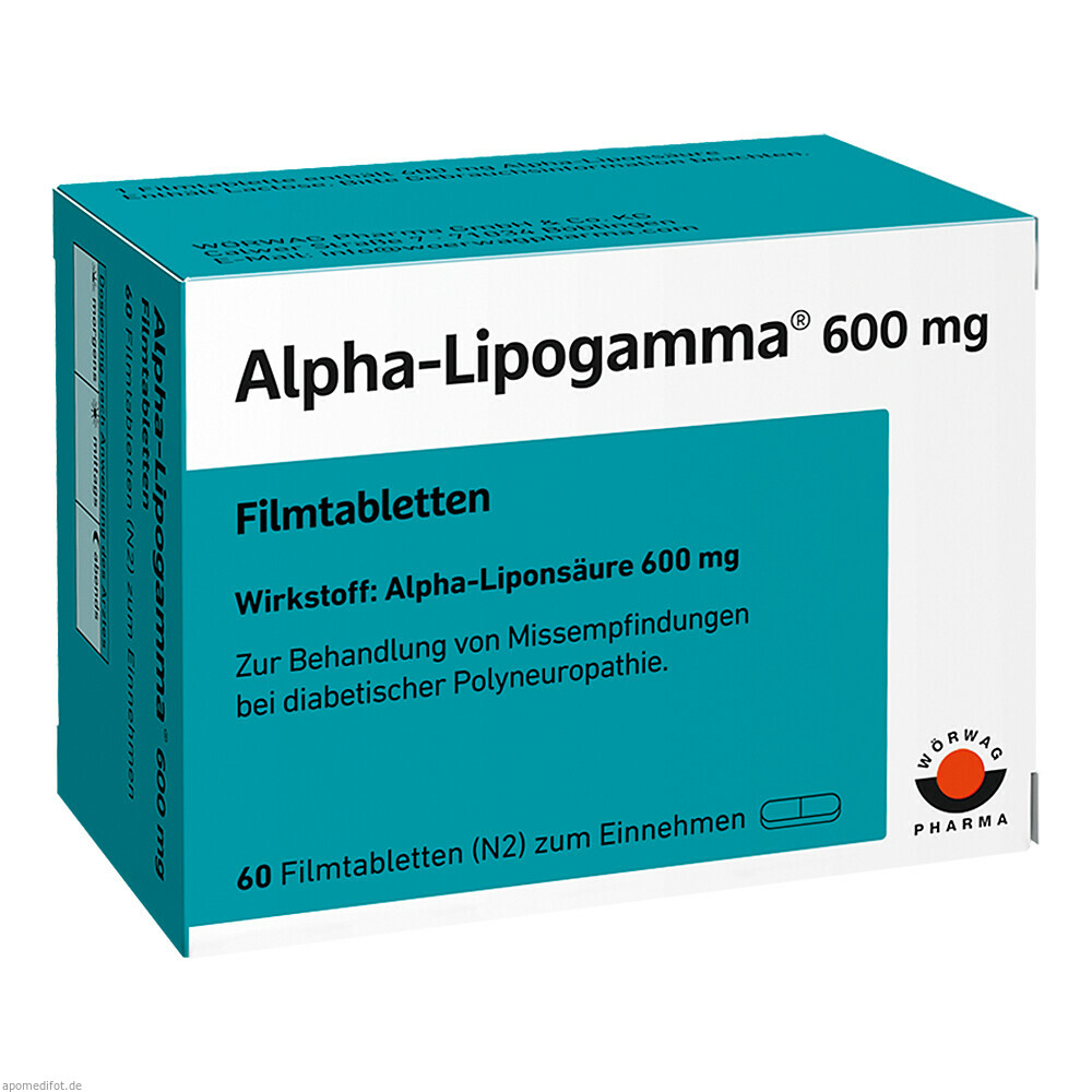 ALPHA LIPOGAMMA 600MG FTA 60St (WOERWAG)