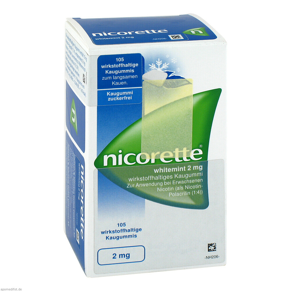 NICORETTE 2MG WHITEMINT 105St (KOHLPHARMA)