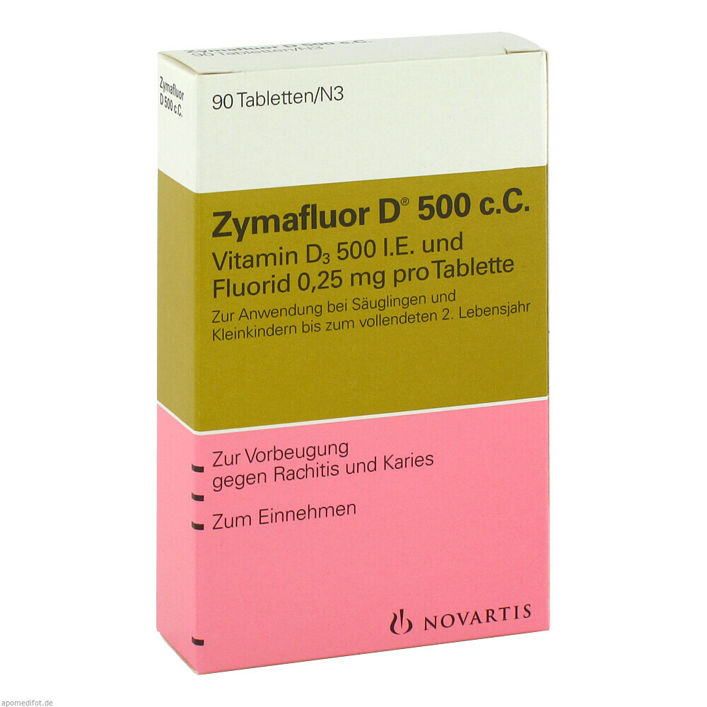 ZYMAFLUOR D 500 C C 90St (VIATRIS HEALTHCARE)