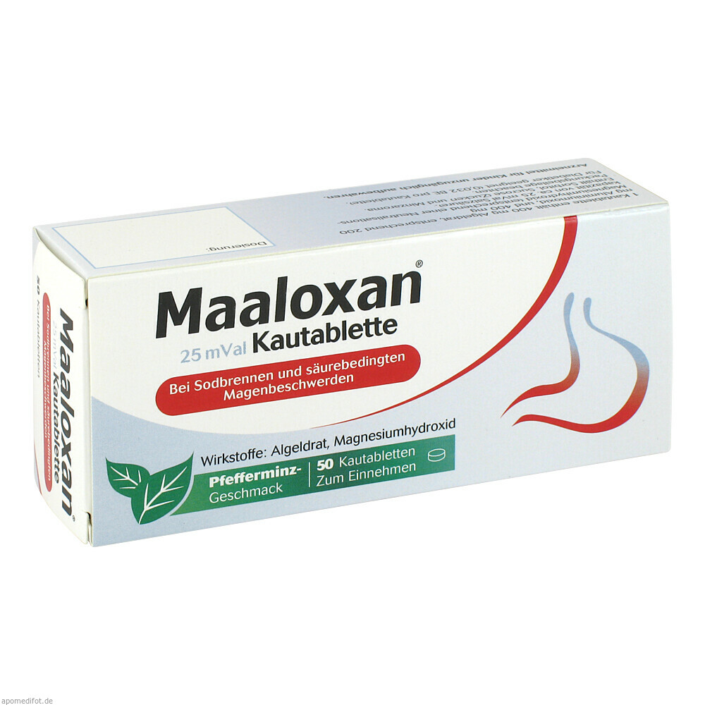 MAALOXAN 25MVAL 50St (A. NATTERMANN & CIE)