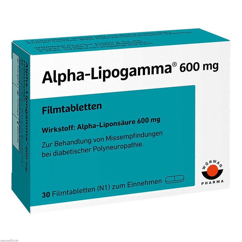 ALPHA LIPOGAMMA 600MG FTA 30St (WOERWAG)