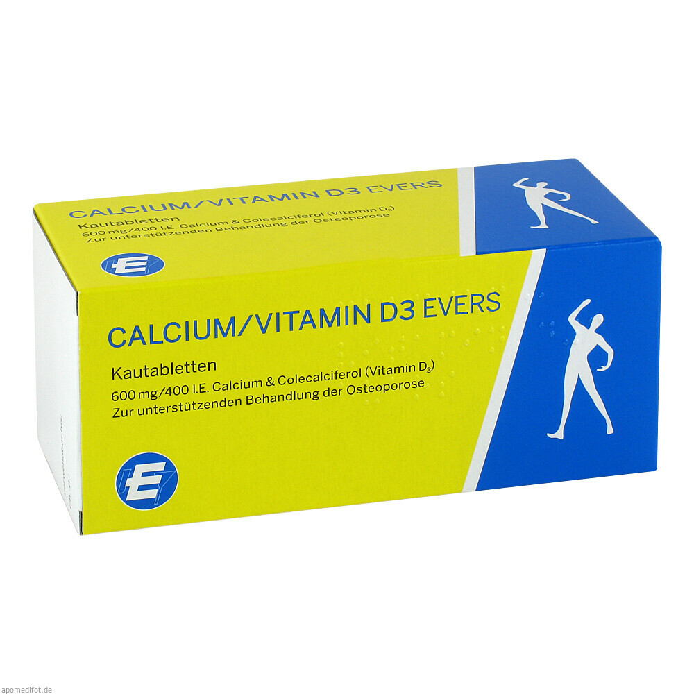 CALCIUM VITAMIN D3 EVERS 100St (EVERS)