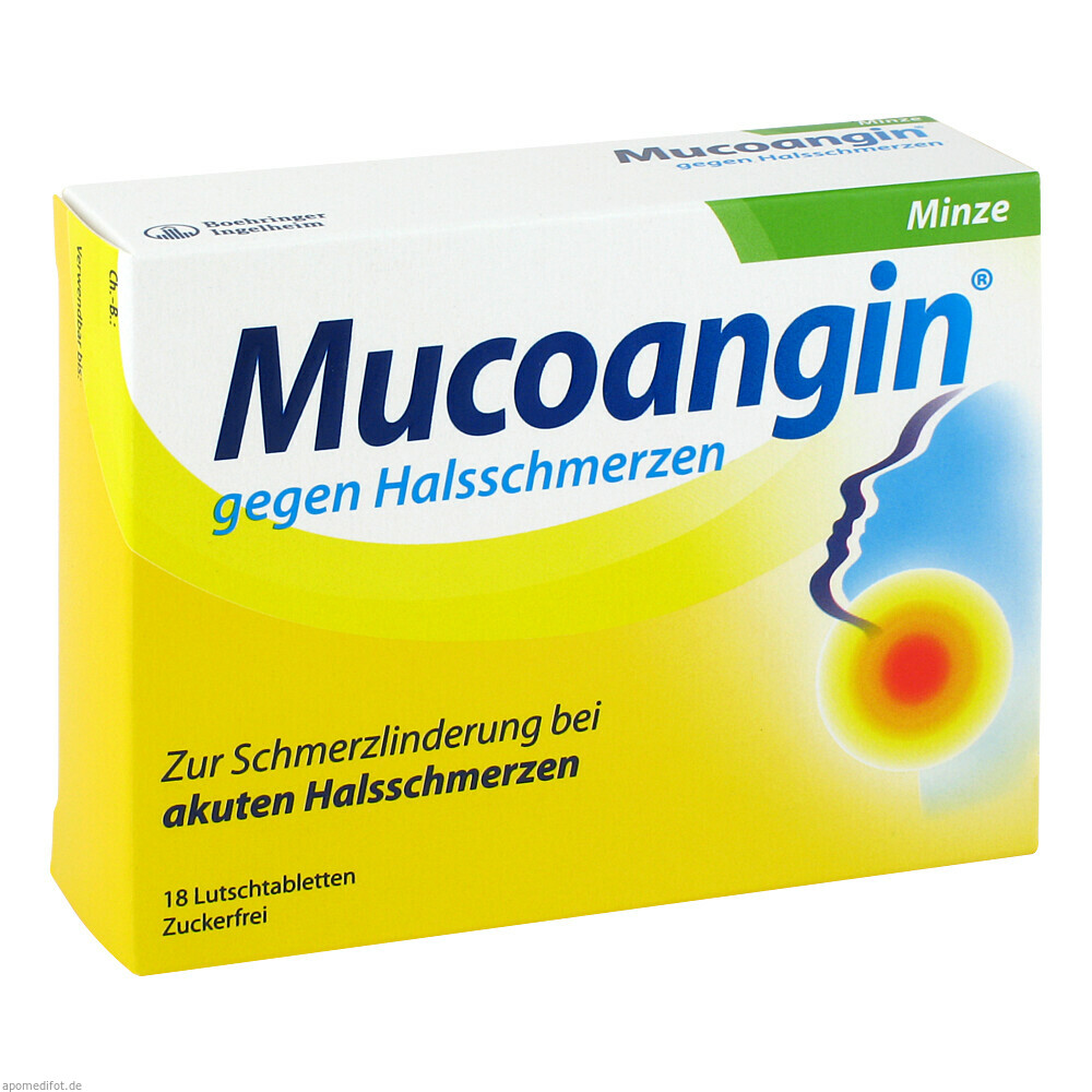 MUCOANGIN MINZE 20MG 18St (A. NATTERMANN & CIE)